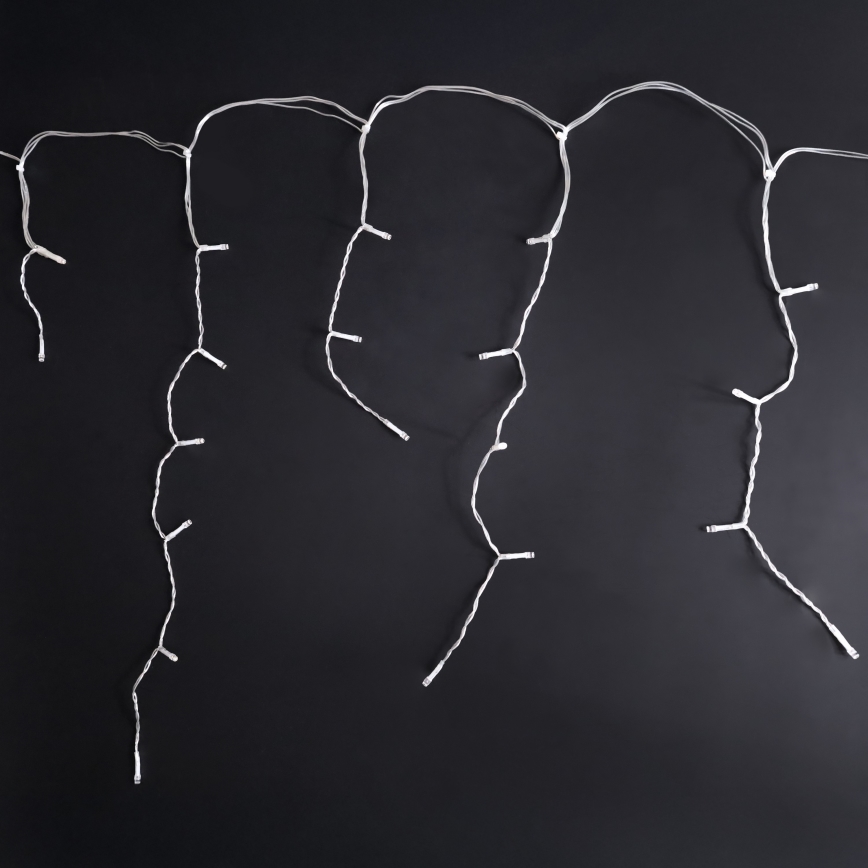 Brilagi - Ghirlandă LED pentru exterior, 400 LED, 8 funcții, 23 m, IP44, alb cald