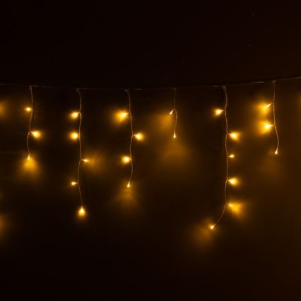 Brilagi - Ghirlandă LED pentru exterior, 400 LED, 8 funcții, 23 m, IP44, alb cald
