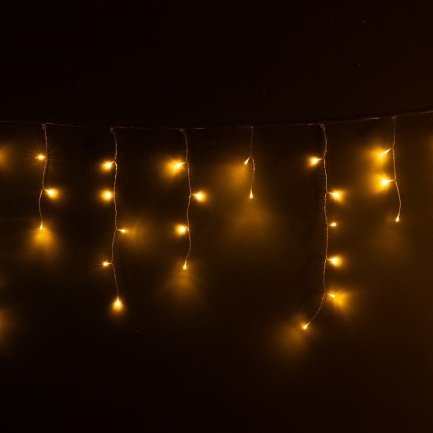 Brilagi - Ghirlandă LED pentru exterior, 400 LED, 8 funcții, 23 m, IP44, alb cald