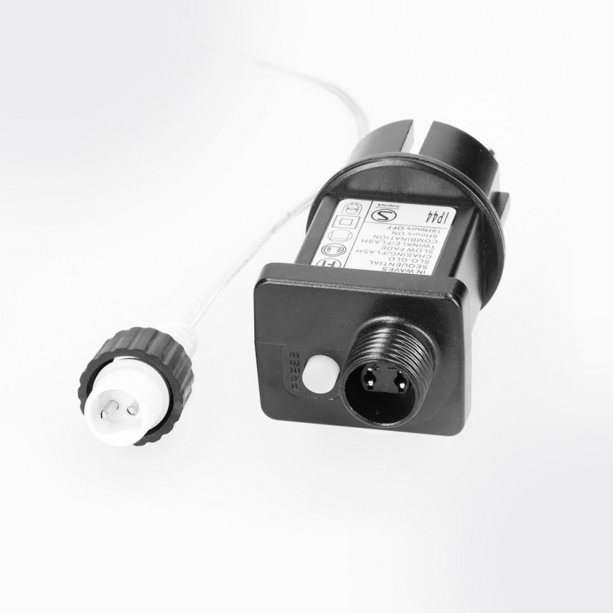 Brilagi - Ghirlandă LED pentru exterior, 400 LED, 8 funcții, 23 m, IP44, alb cald