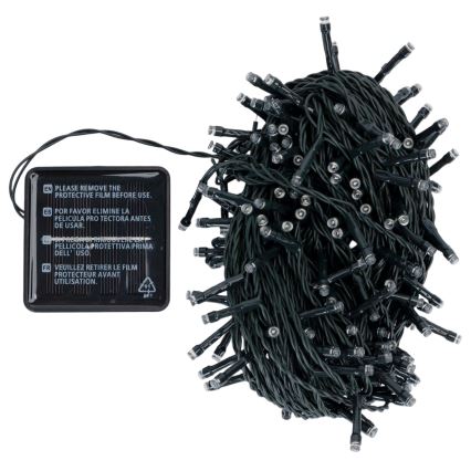 BRILAGI - Ghirlandă solară de Crăciun 200xLED/8 funcții 22 m 800 mAh IP65 alb rece