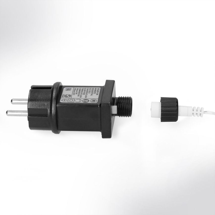 Brilagi - Ghirlandă LED de exterior pentru Crăciun 200 LED/8 funcții, 13 m, IP44, alb cald, țurțuri