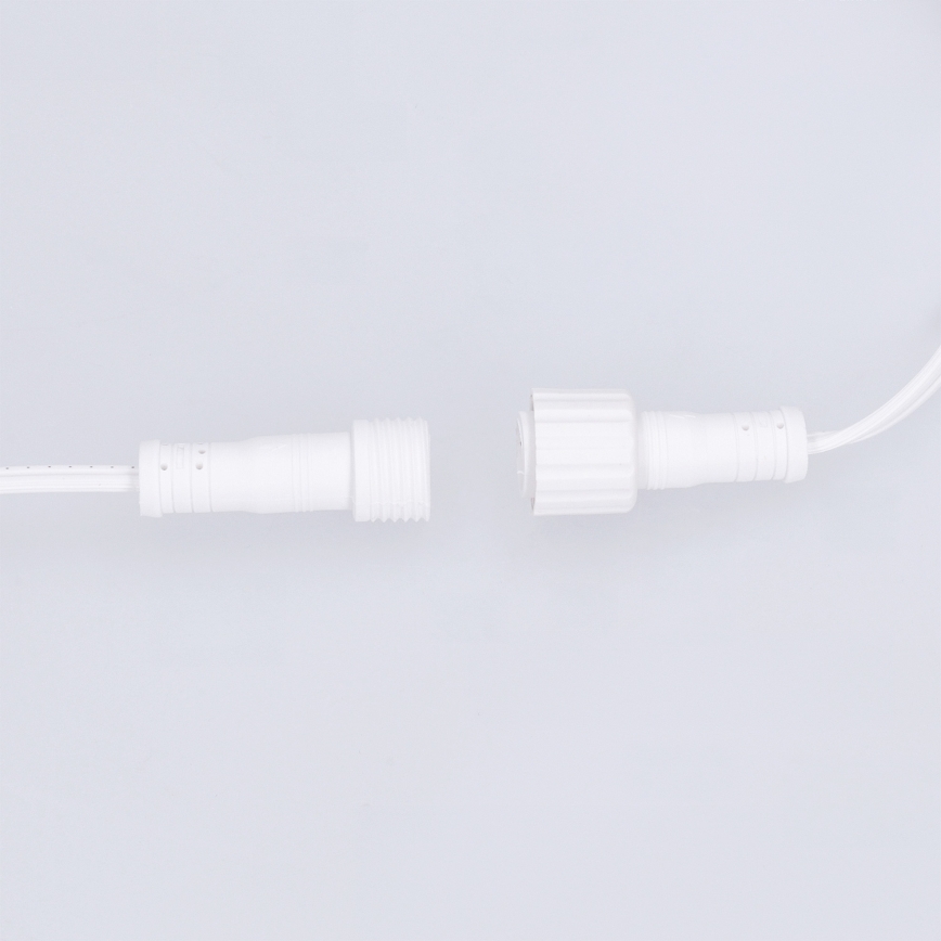 Brilagi - Ghirlandă LED decorativă de exterior GIRLANDA 25xE12/0,8W/230V 20m alb IP44 alb cald