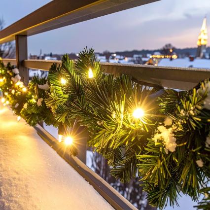 Brilagi - Girlandă LED de exterior pentru Crăciun, 80 LED, 230 V, 500 cm, IP44