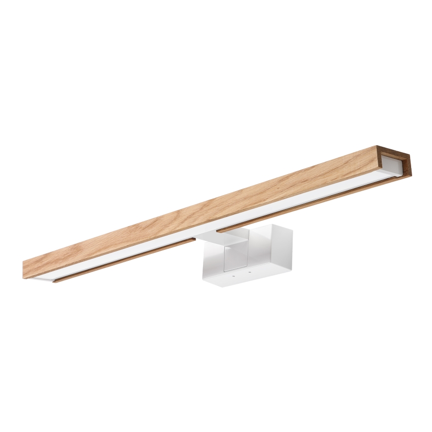 Brilagi - Iluminare LED pentru oglindă de baie 3 în 1 WOODY MIRROR LED/12W/230V 60 cm IP44 alb/stejar