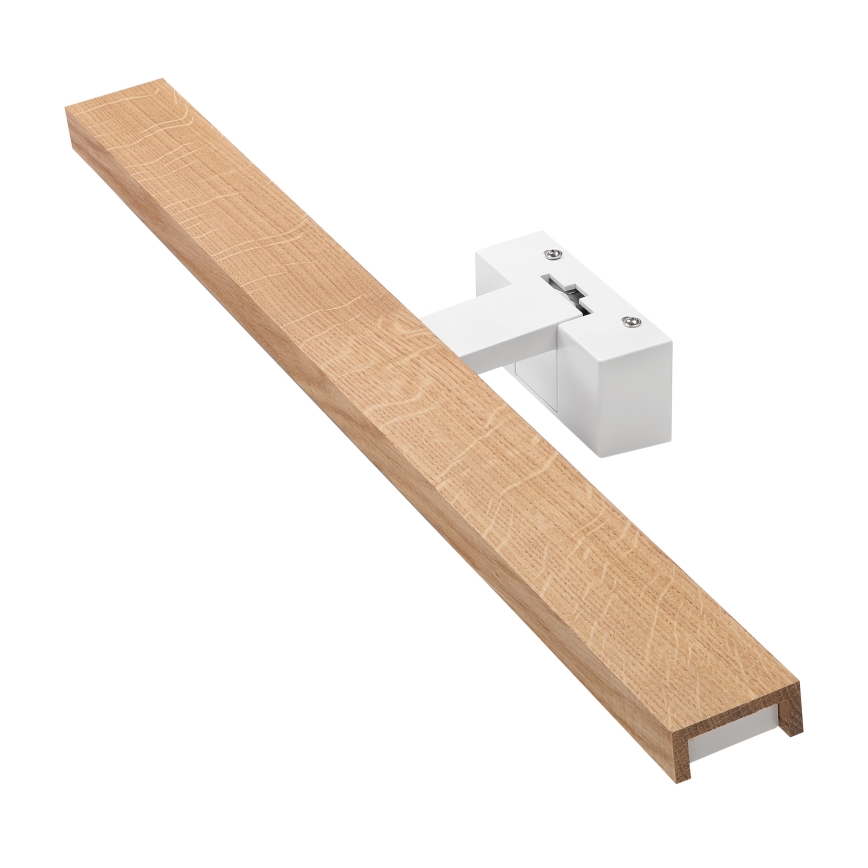 Brilagi - Iluminare LED pentru oglindă de baie 3 în 1 WOODY MIRROR LED/12W/230V 60 cm IP44 alb/stejar