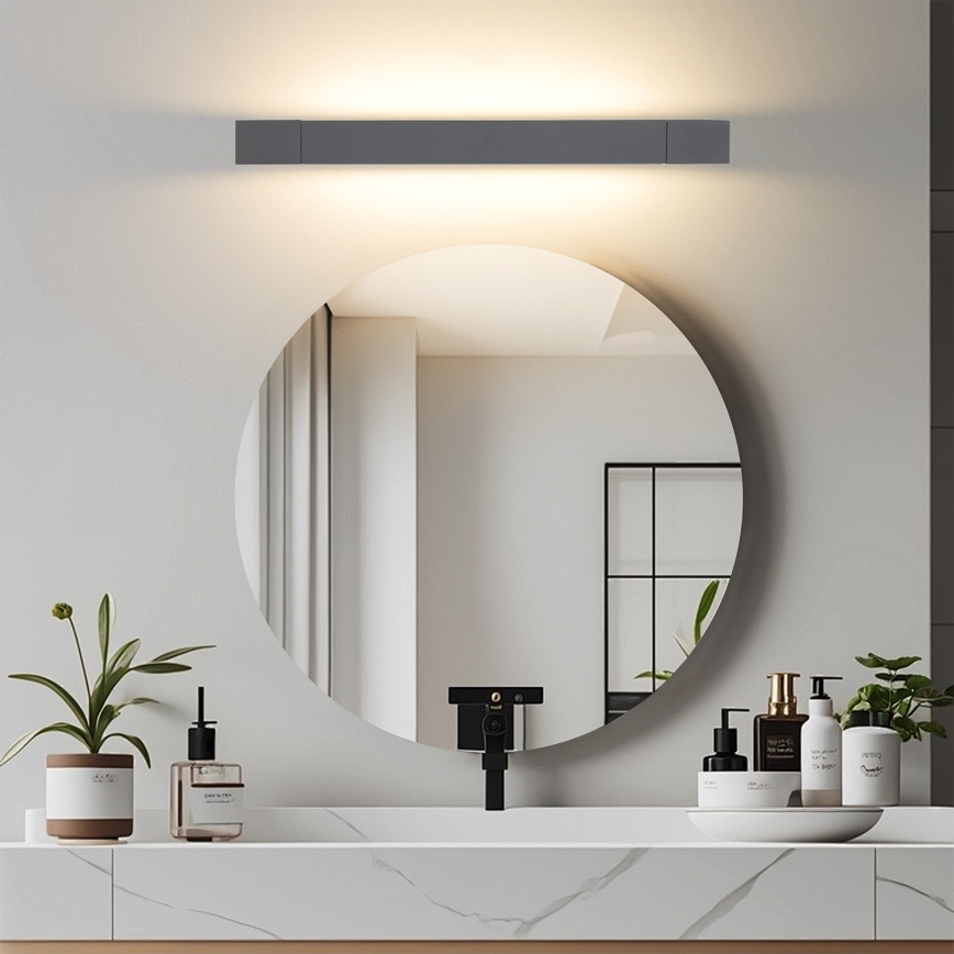 Brilagi - Lumină LED pentru oglindă de baie AQUA LINE, LED/12W/230V, 45 cm, IP44, antracit, CRI 90