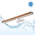 Brilagi - Iluminare LED pentru oglindă de baie 3 în 1 WOODY MIRROR LED/12W/230V 60 cm IP44 alb/stejar cireș