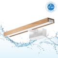 Brilagi - Iluminare LED pentru oglindă de baie 3-în-1 WOODY MIRROR LED/8W/230V 40 cm IP44 alb/stejar