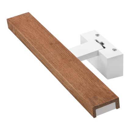 Brilagi - Iluminare LED pentru oglindă de baie 3 în 1 WOODY MIRROR LED/8W/230V 40 cm IP44 alb/stejar cireș