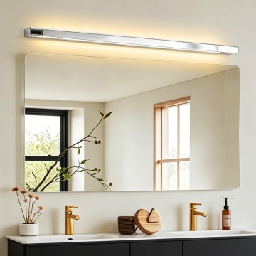 Brilagi - Iluminare LED pentru oglindă de baie AQUA LINE LED/36W/230V 120 cm IP44 crom lucios CRI 90