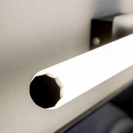 Brilagi - Aplică LED pentru oglindă de baie DIANA, 10 W, 230 V, 60 cm, IP44, negru