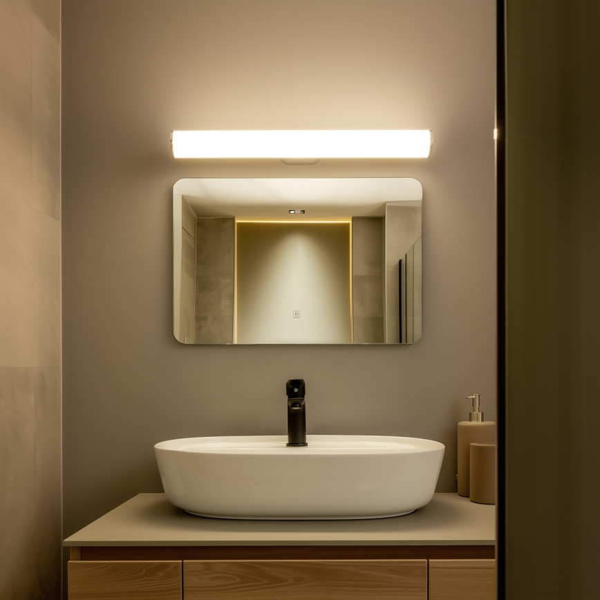 Brilagi - Lampă LED pentru oglindă de baie TUBE LED/15W/230V 3000/4000/6500K IP44 crom lucios
