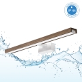 Brilagi - Iluminare LED pentru oglindă de baie WOODY MIRROR 3 în 1 LED/12W/230V 60 cm IP44 alb/stejar-nuc
