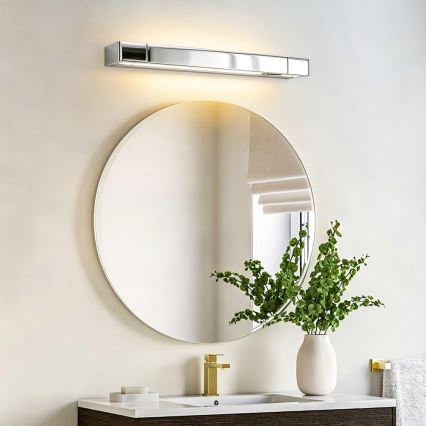 BRILAGI - Iluminare LED pentru oglindă de baie AQUA LINE LED/12W/230V 45 cm IP44 crom lucios CRI 90