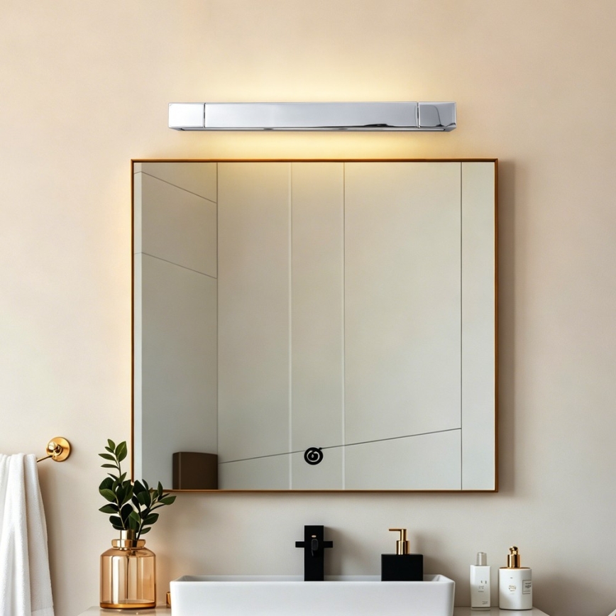 BRILAGI - Iluminare LED pentru oglindă de baie AQUA LINE LED/12W/230V 45 cm IP44 crom lucios CRI 90