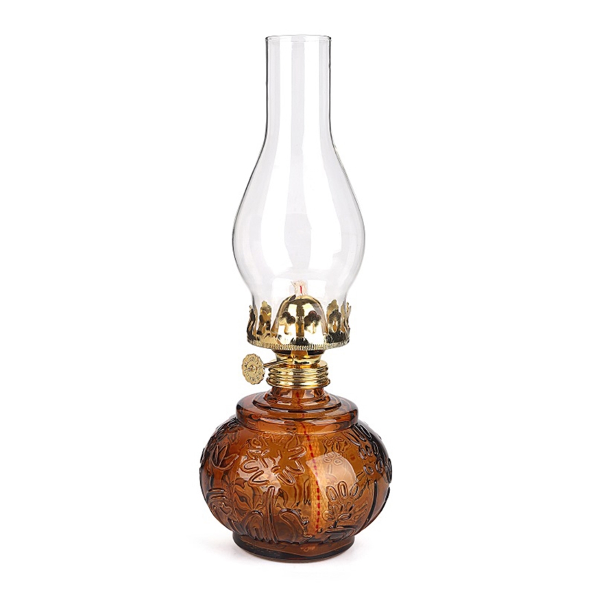 Brilagi - Lampă cu kerosen MERLIN portocalie
