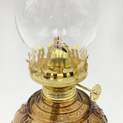 Brilagi - Lampă cu kerosen MERLIN portocalie