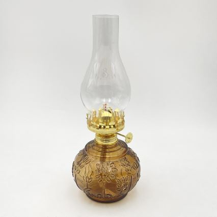 Brilagi - Lampă cu kerosen MERLIN portocalie