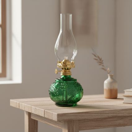 Brilagi - Lampă cu kerosen MERLIN verde