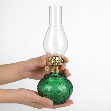 Brilagi - Lampă cu kerosen MERLIN verde