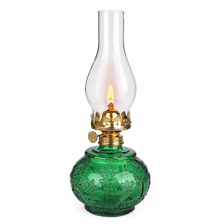 Brilagi - Lampă cu kerosen MERLIN verde