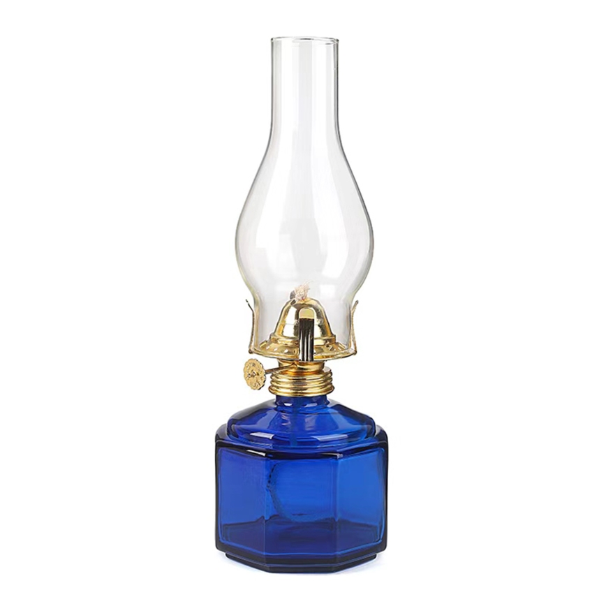 Brilagi - Lampă cu petrol MERLIN, albastră
