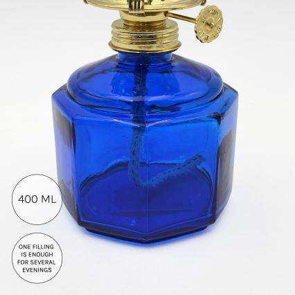 Brilagi - Lampă cu petrol MERLIN, albastră