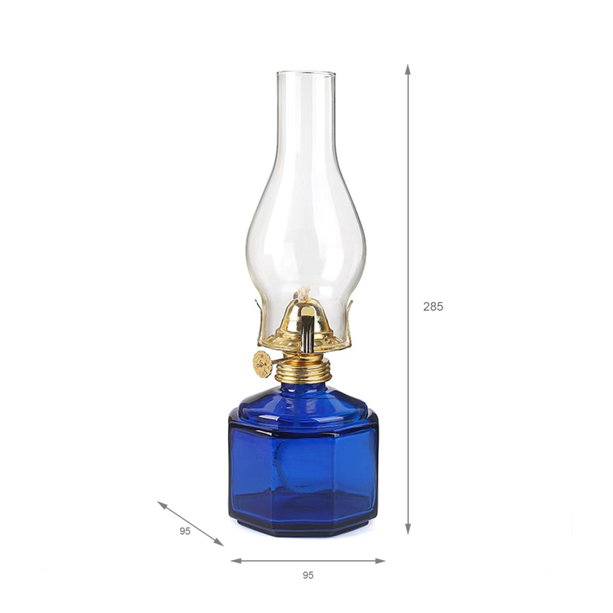 Brilagi - Lampă cu petrol MERLIN, albastră
