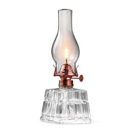 Brilagi - Lampă cu petrol MERLIN clară/bronzată/patinată
