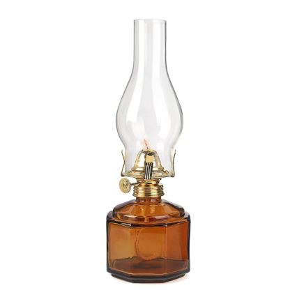 Brilagi - Lampă cu petrol MERLIN portocalie