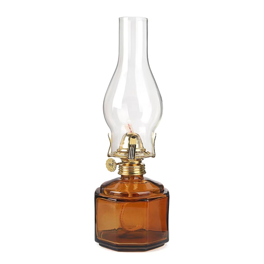 Brilagi - Lampă cu petrol MERLIN portocalie