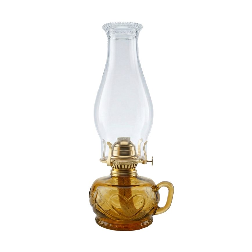 Brilagi - Lampă cu petrol MERLIN portocalie
