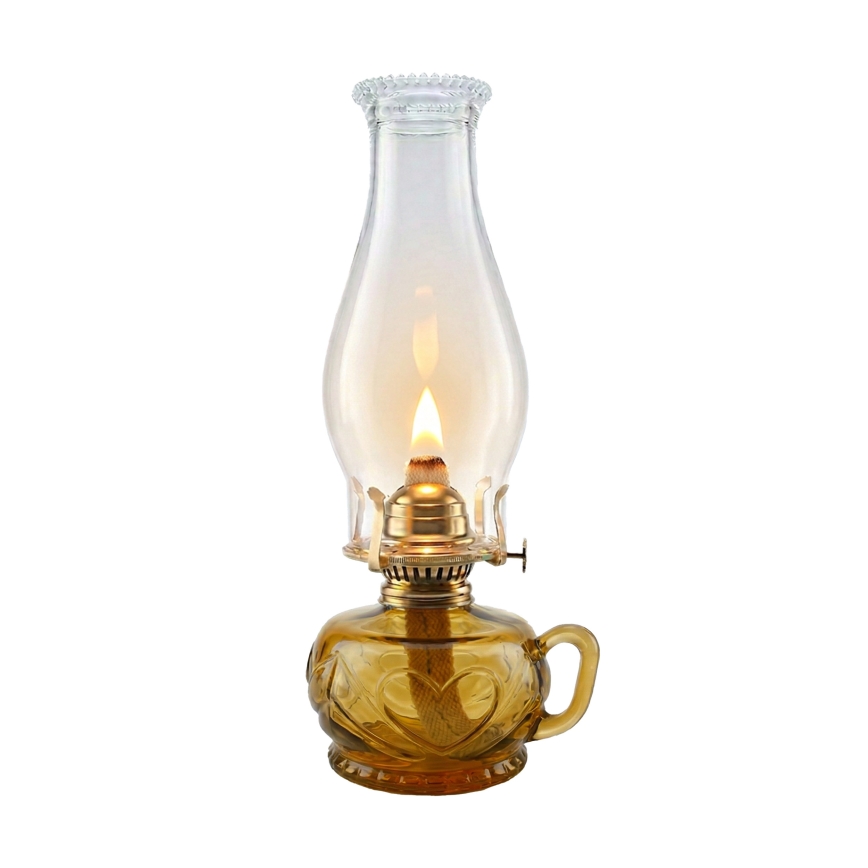 Brilagi - Lampă cu petrol MERLIN portocalie
