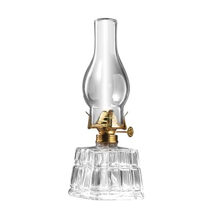 Brilagi - Lampă cu petrol MERLIN, transparentă/aurie