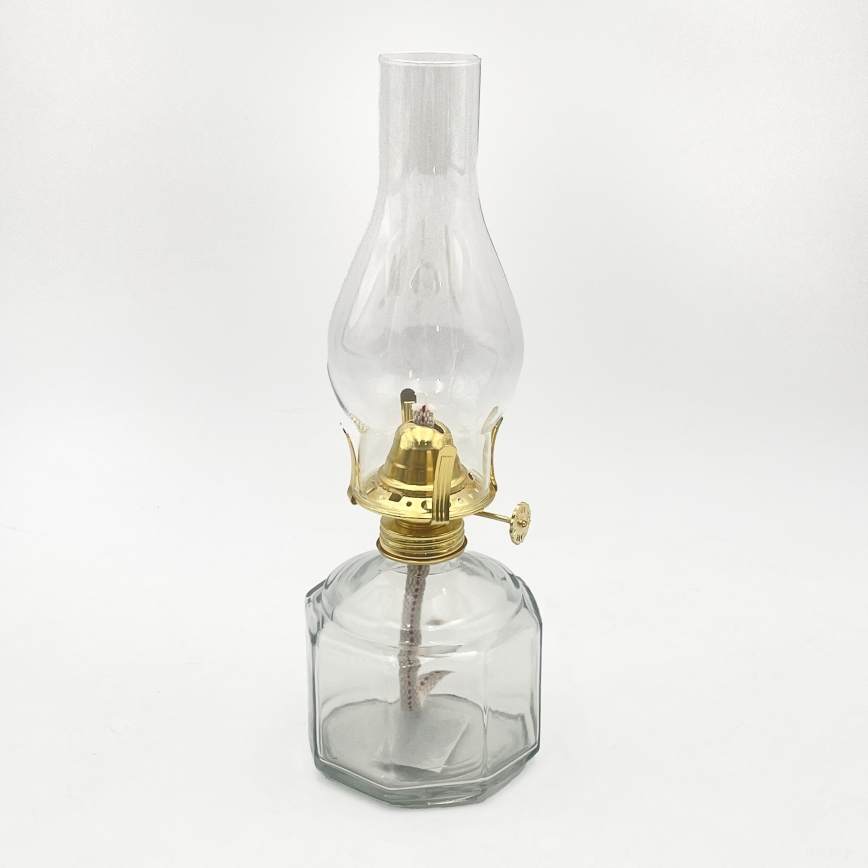 Brilagi - Lampă cu petrol MERLIN transparentă