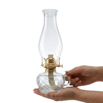 Brilagi - Lampă cu petrol MERLIN transparentă