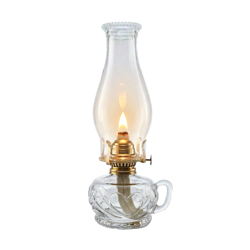 Brilagi - Lampă cu petrol MERLIN transparentă