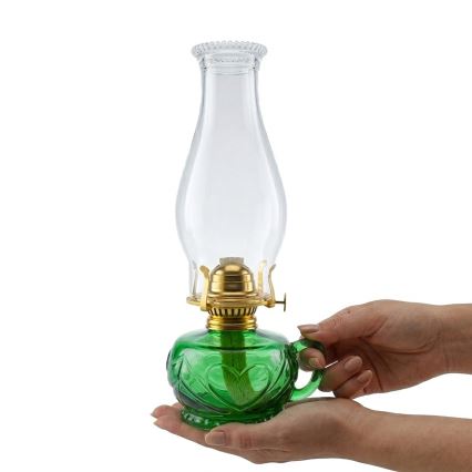 Brilagi - Lampă cu petrol MERLIN, verde