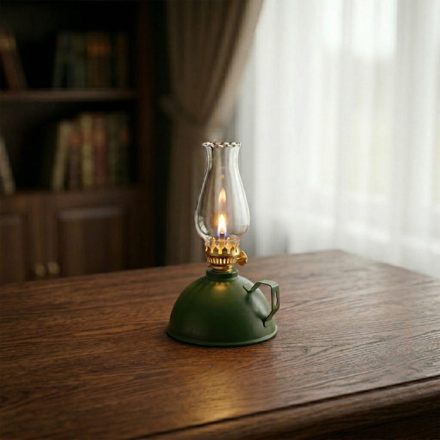 Brilagi - Lampă cu petrol MERLIN, verde