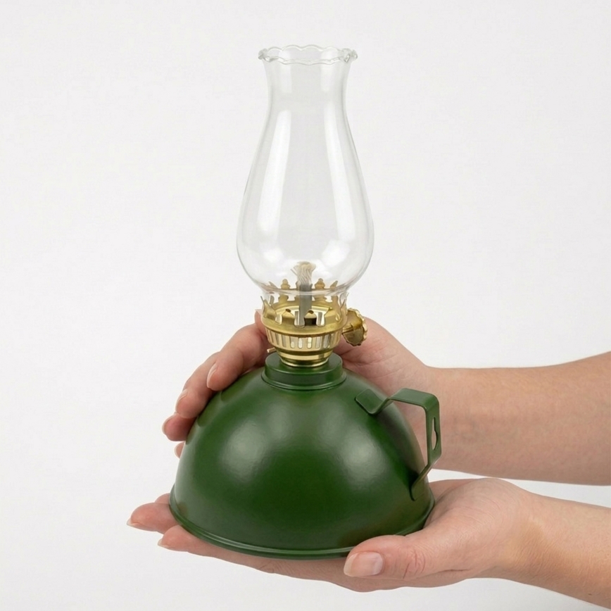 Brilagi - Lampă cu petrol MERLIN, verde