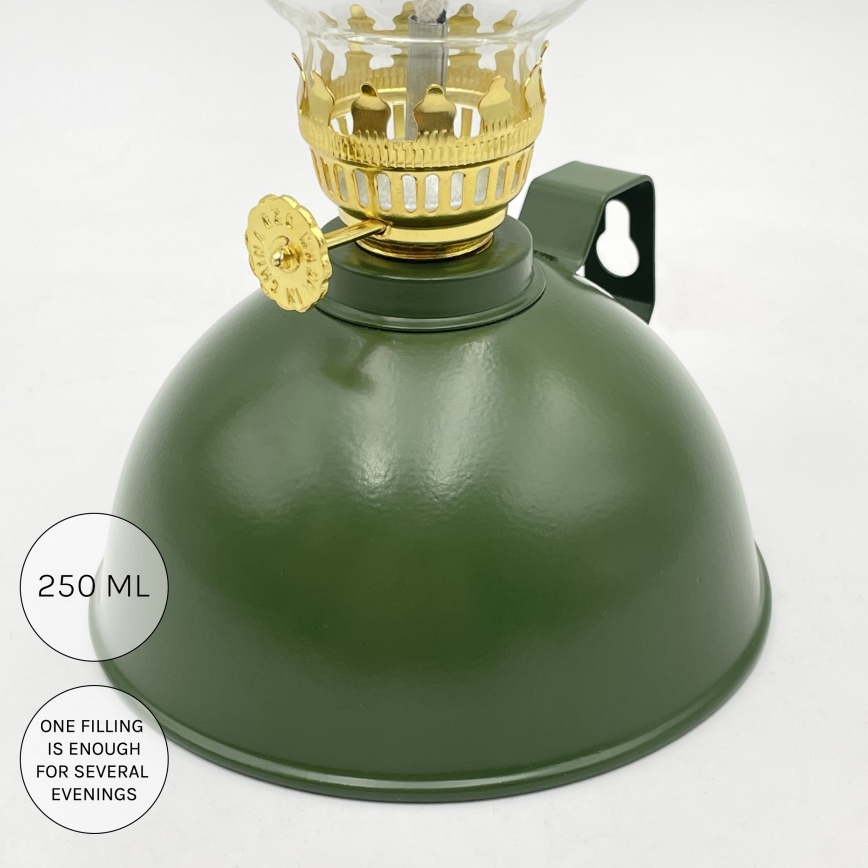Brilagi - Lampă cu petrol MERLIN, verde