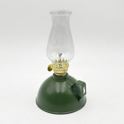 Brilagi - Lampă cu petrol MERLIN, verde