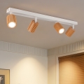 BRILAGI - Lampă cu spoturi MODERN WOOD 4xGU10/8W/230V lemn/alb