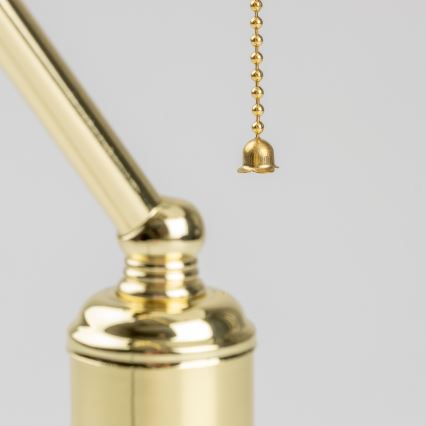 Brilagi - Lampă de birou BANK OFFICE, 1xE27/60W/230V, aurie/albă