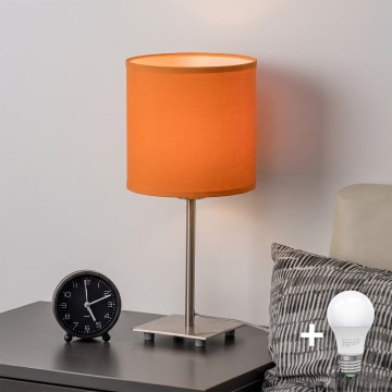 Brilagi - Lampă de birou LED NUBILA 1xE27/60W/230V portocalie