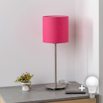 Brilagi - Lampă de birou LED NUBILA 1xE27/60W/230V roz