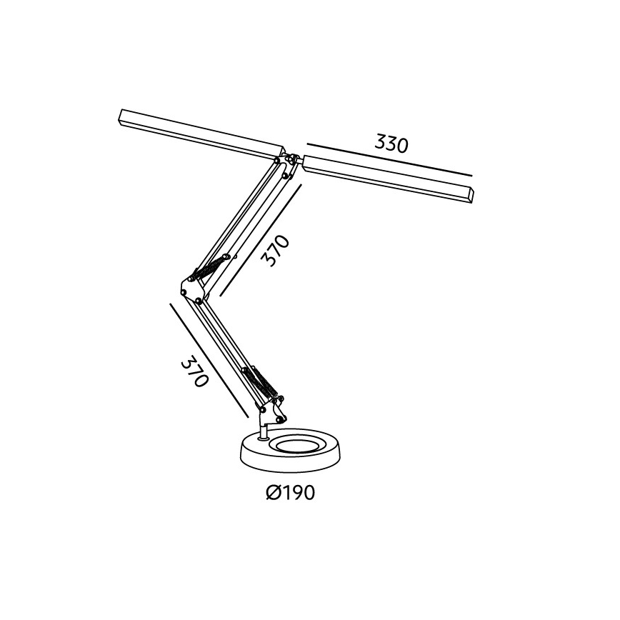 Brilagi - Lampă de birou LED reglabilă VARIO LED/15W/230V 3000-6000K albă