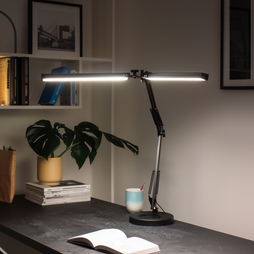 Brilagi - Lampă de birou LED reglabilă VARIO LED/15W/230V 3000-6000K neagră