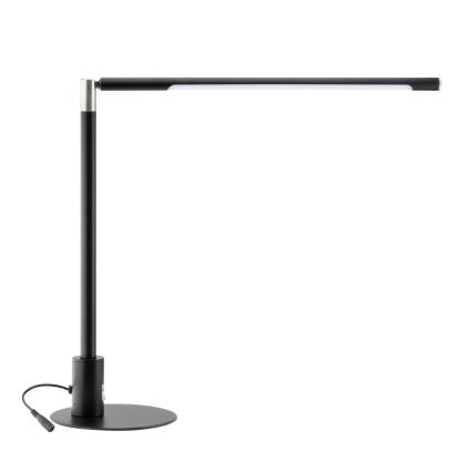 Brilagi - VARIO lampă de masă LED tactilă, dimabilă, cu porturi USB, LED/7W/230V 3000-6500K CRI 96, neagră